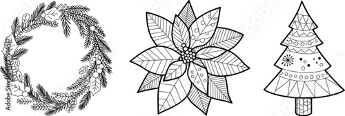 Black silhouette vector illustration of twelve desert cactus and succulent plants, botanical artwork, arid landscape flora, decorative educational design element.