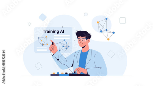 Scientist Training Artificial Intelligence with Brain Network Data