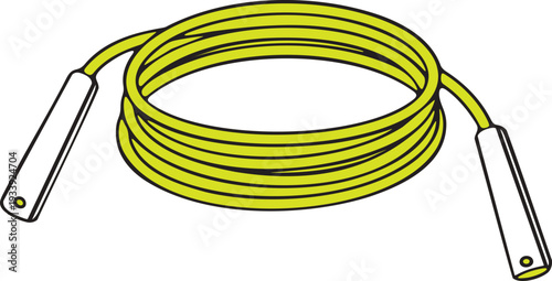 Jump Rope With Handles Illustration