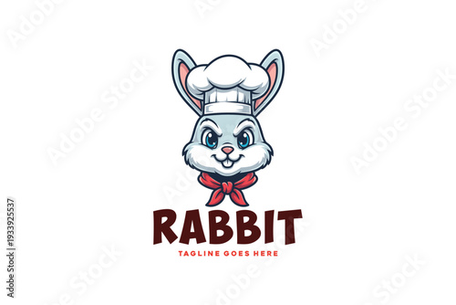 Rabbit Mascot Logo