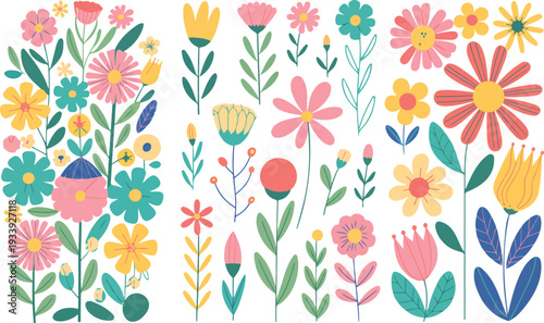 "Exquisite Rose and Leaf Flower Compositions for Romantic Floral Designs with Beautiful Bouquets"