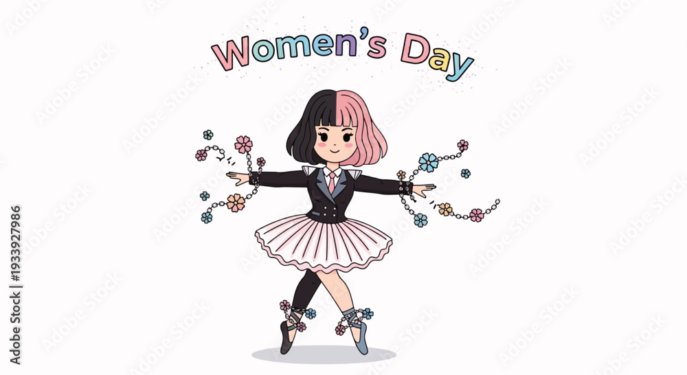 Fototapeta premium International Celebration of Women Empowerment and Gender Equality