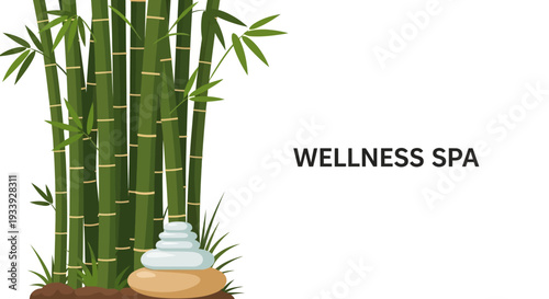 Wellness Spa Bamboo Stones Serene Zen Relaxation