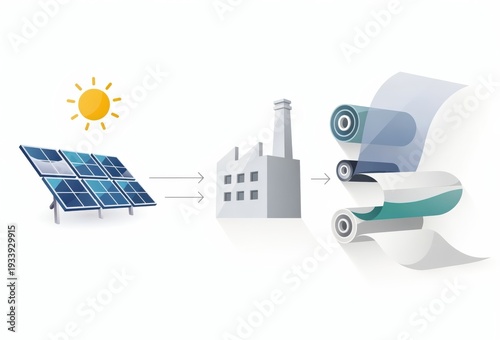 Innovative solar energy transformation into sustainable manufacturing processes enhancing environmental efficiency and reducing carbon footprint for future industries