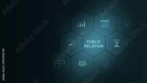 Bild auf Leinwand PR Public relation management