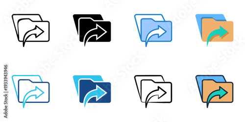 Alias icons set multiple style collection. Editable stroke 
