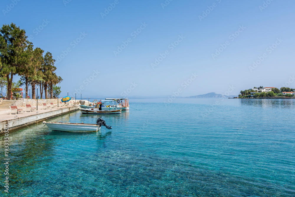 Obraz premium Datca Town coastline view in Turkey