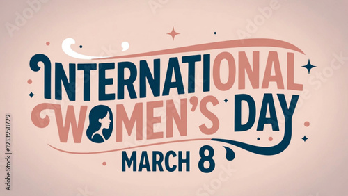 Women’s Day Celebration Poster with Elegant Gradient Woman Figure