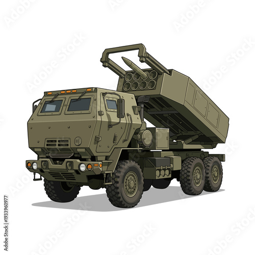 Military Rocket Launcher And Missile System Detailed Equipment