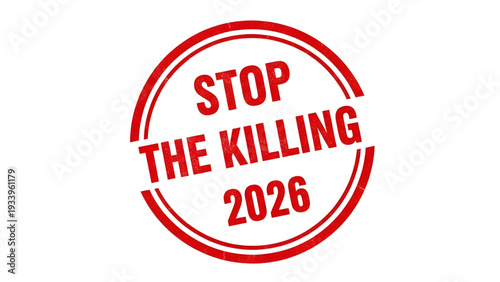 Stop the Killing 2026 Stamp