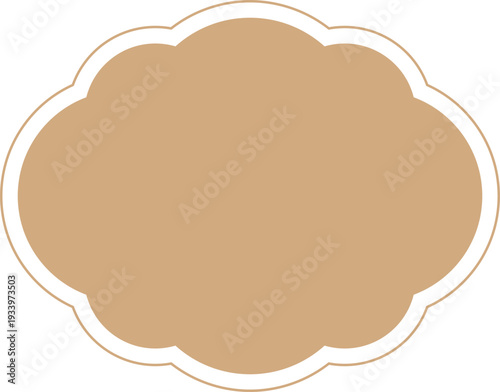 Vintage label, certificat border. Elegant retro frame, decoration