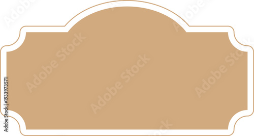 Vintage label, certificat border. Elegant retro frame, decoration