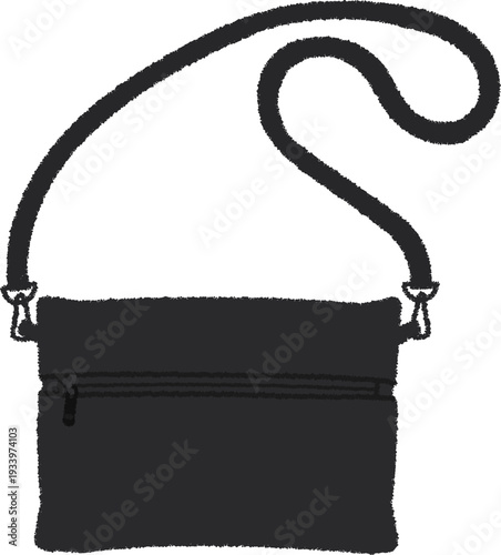 サコッシュのイラスト