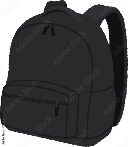 リュック（バックパック）のイラスト