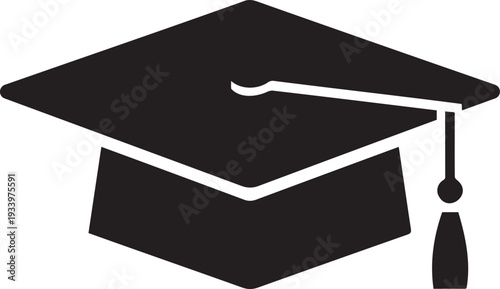 Graduation cap education symbol academic achievement illustration