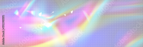 A vibrant and colorful abstract background with a holographic effect