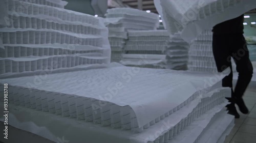 the production of spring mattresses