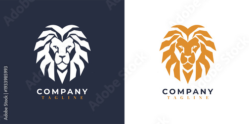 lion logo, company tagline