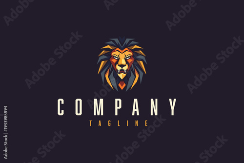 lion logo company tagline