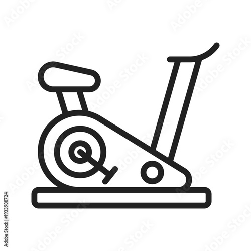 Exercise Bikeicon vector image. Suitable for mobile apps, web apps and print media.