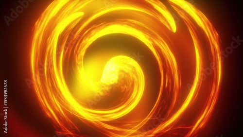 Bright spiral fire