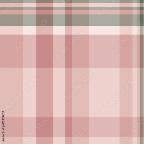Towel vector textile pattern, full plaid seamless fabric. Premium texture background tartan check in light and pastel colors.
