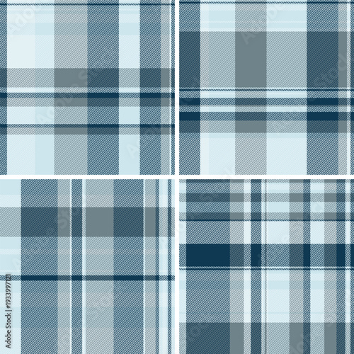 Plaid pack designed for exclusive clothing, independent ateliers, and small sewing businesses. Seamless patterns ideal for scarves, garments, and digital design.