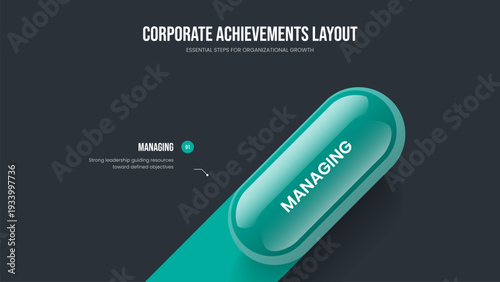 Marketing Analysis 1 Option Diagram Presentation Template. Product Planning Slideshow Design Vector Illustration. Advertising Innovation One Step Infographic Frame Layout.