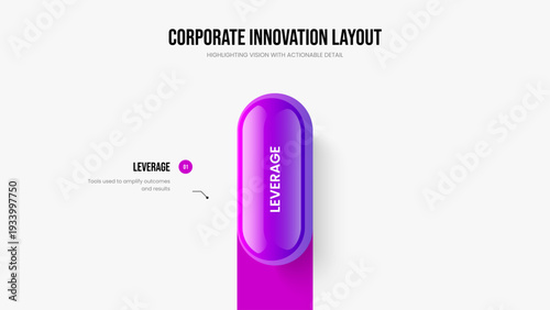 Service Report 1 Option Infographic Slide Design. Advertising Planning Presentation Layout Vector Illustration. Consulting Strategy One Step Diagram Frame Template.