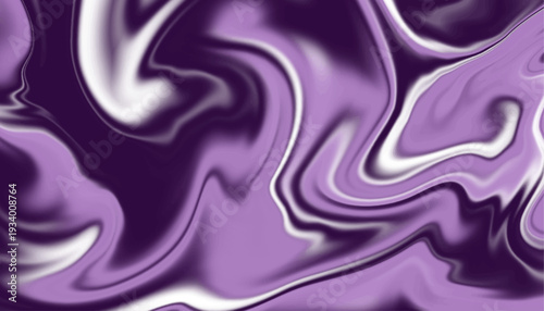 Abstract Purple and White Liquid Marble Texture Backdrop