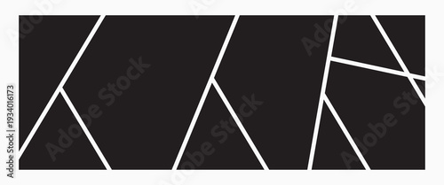 Photo collage template. Mood board grid. Square picture frame. Photography album layout. Vector illustration .EPs 10 .