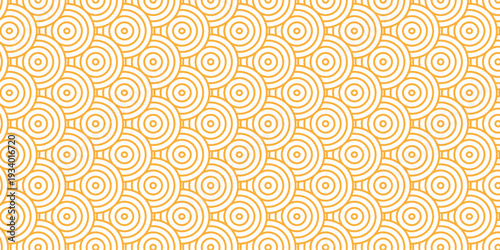 Seamless brown pattern circles line fabric curl transparent design. minimal overlapping pattern with waves pattern with waves white geometric retro background.