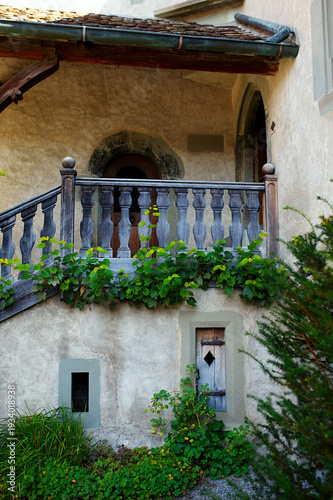 Stein am Rhein, Switzerland – September 11, 2023: Traditional Swiss architecture in Old Town