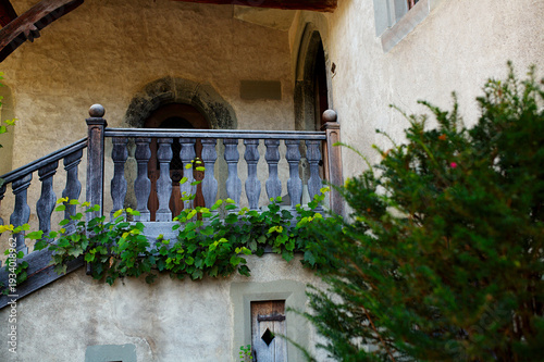 Stein am Rhein, Switzerland – September 11, 2023: Traditional Swiss architecture in Old Town