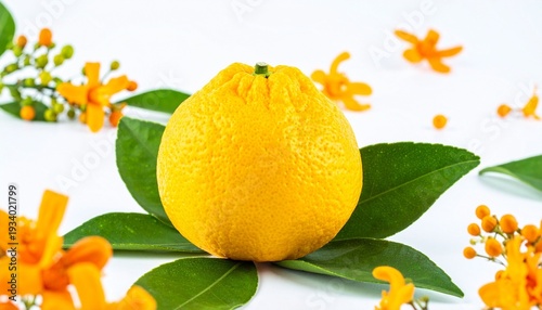 lemon and flowers