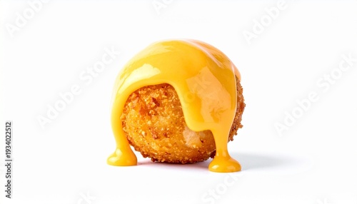 yellow hard hat isolated on white