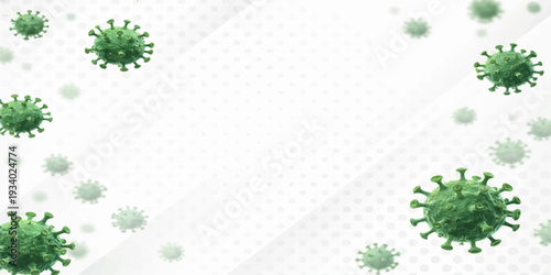 Green floral background featuring a nature-inspired leaf frame with fir branches and festive winter decorations for a holiday celebration card or vector art illustration