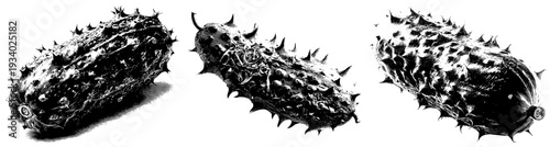 The Art of the Cucumber: A Detailed Botanical Illustration