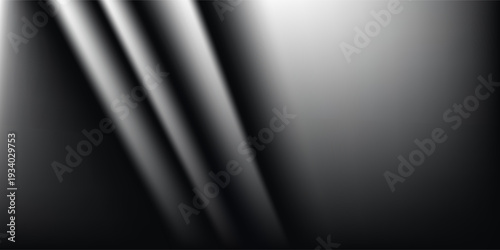 Transparent Acrylic Panel with High Gloss. Realistic Reflection and Glare.