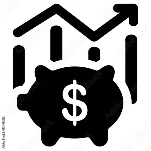 Vector illustration of a dollar sign