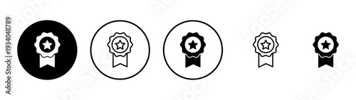 Badge icon vector. Awards icon vector. Achieve sign and symbols. Stamp