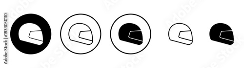 Helmet icon vector. Motorcycle helmet sign and symbol. Construction helmet icon. Safety helmet