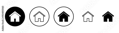 House icon vector. Home sign and symbol