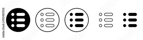 Menu icon vector. web menu sign and symbol. hamburger menu symbol