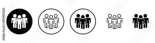 people icon vector. person sign and symbol. User Icon vector