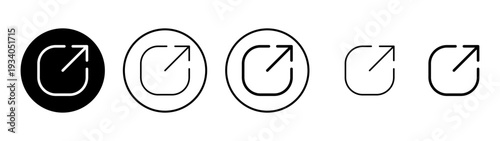 Share icon vector. Sharing sign and symbol