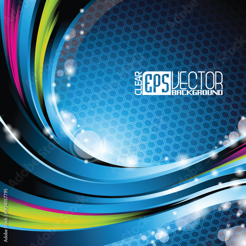 geometric dark background with golden lines shapes