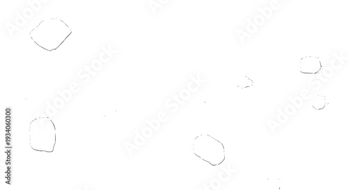 Water drops set with various shapes and sizes falling featuring droplets, liquid, transparent with irregular forms and