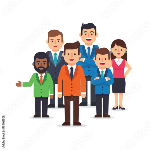 Diverse Business Team Standing Together.