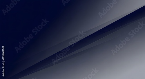 A dark blue and gray gradient background with a diagonal line